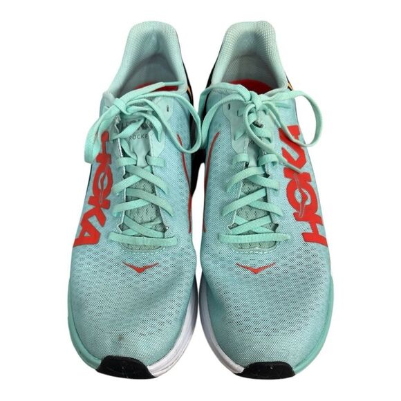 Hoka One One Rocket X Eggshell Blue Running Athletic Shoes 1113532 W14/M13 - Picture 3 of 9